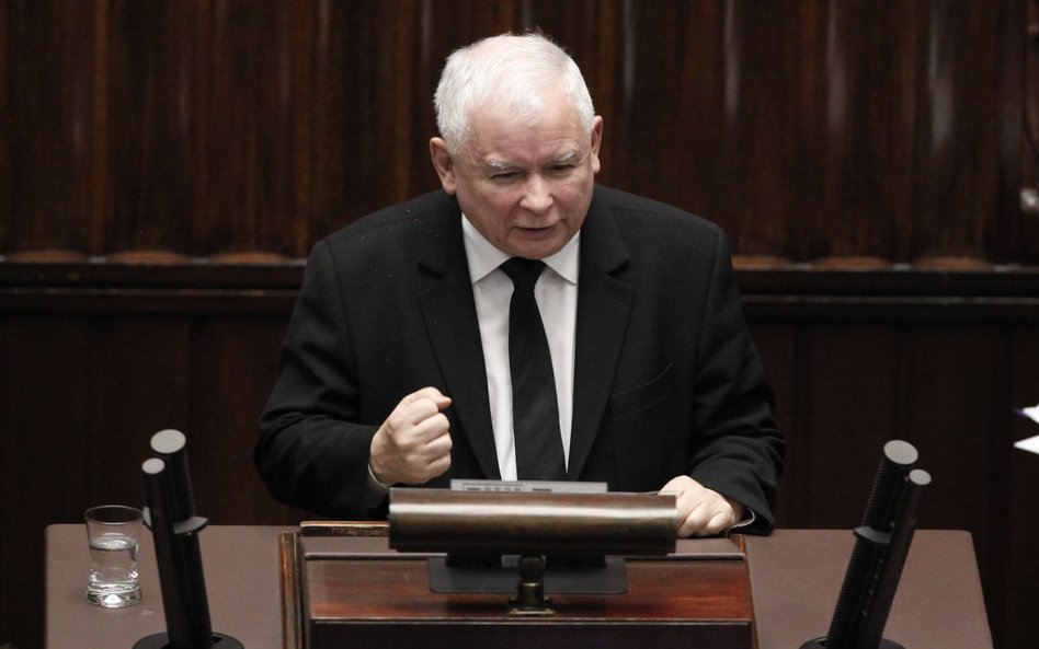 Prezes PiS Jarosław Kaczyński