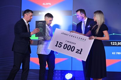 Aleksander Krysiak wygrał tegorczną edycję Parkiet Challenge. Ostatecznie zakończył grę (I etap i fi