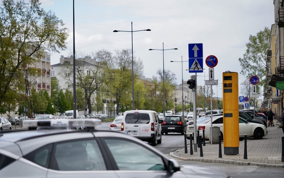 Fotoradar przy ulicy Grochowskiej