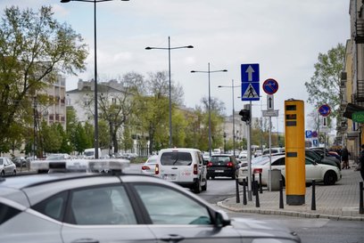 Fotoradar przy ulicy Grochowskiej