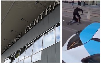 Policja wydała oświadczenia w sprawie bójki obcokrajowców przed Dworcem Centralnym
