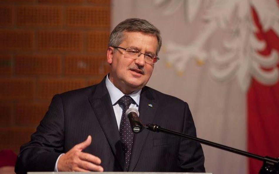 Prezydent Bronisław Komorowski