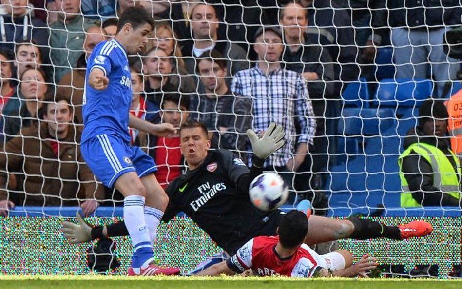 Wojciech Szczęsny w meczu z Chelsea był bezradny