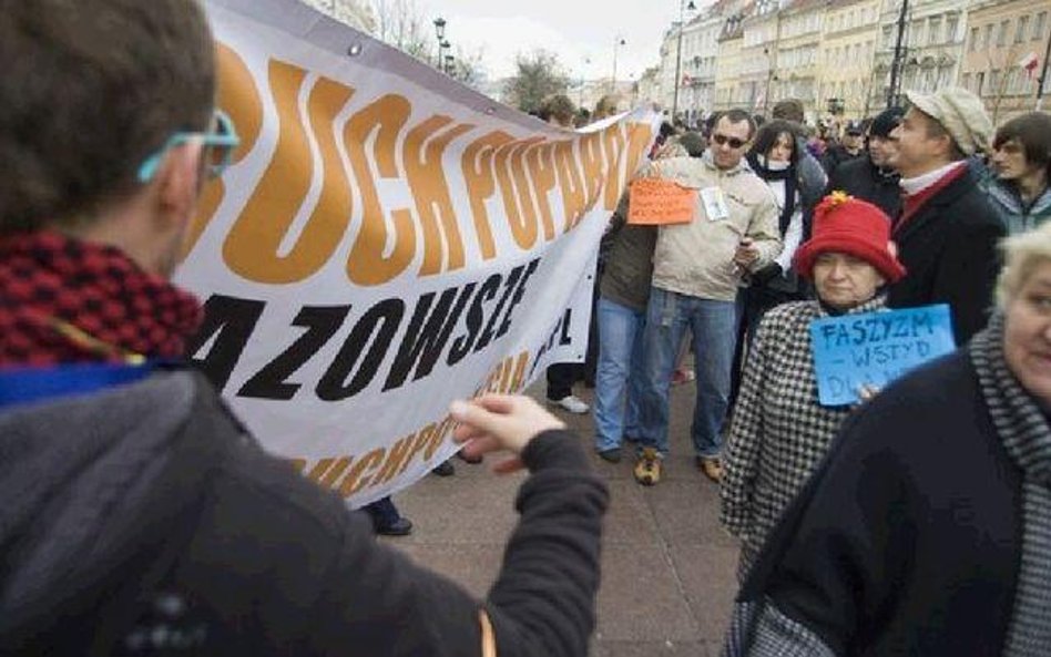 Przeciwnicy marszu demonstrowali w ubiegłym roku. Wywołali starcia z policją. Zapowiadają, że i w ty