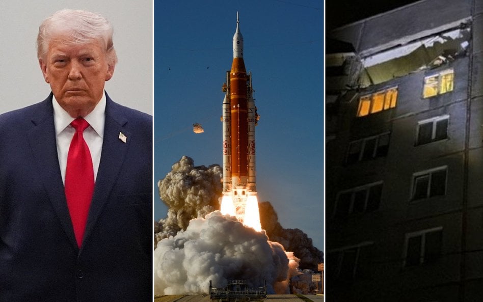 W dniu, w którym ludzkość rozpoczęła powrót na Księżyc, Donald Trump wygłosił orędzie ws. wojny z Ir