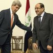 John Kerry i Nuri al-Maliki. Dla sekretarza stanu premier Iraku nadal jest partnerem, choć w Waszyng