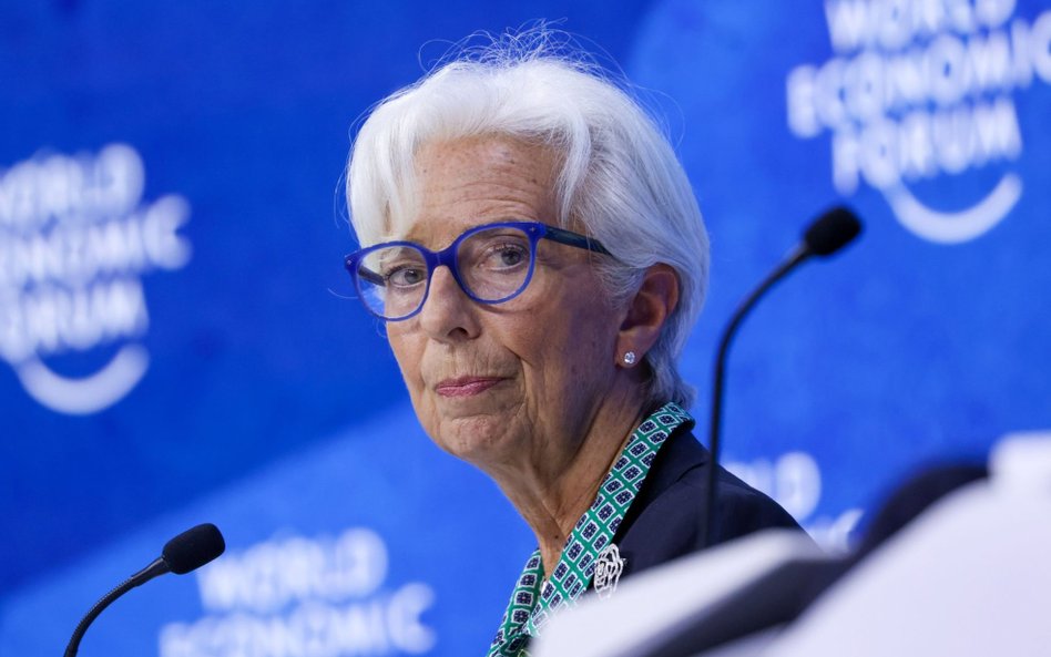 Christine Lagarde, prezes EBC. Fot. hollie adams/bloomberg