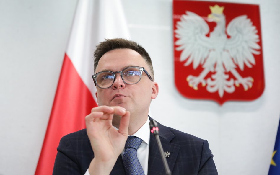 Marszałek Sejmu Szymon Hołownia