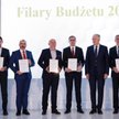 Nagrodzeni i wyróżnieni w kategorii Filary Budżetu (od lewej): Piotr Woźniak, prezes PGNiG, Paweł Sa