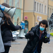 Wrocławscy studenci protestujący przeciw ministrowi edukacji i nauki, 9 grudnia 2020 r.