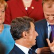 Angela Merkel, Nicolas Sarkozy i Donald Tusk spotkali się w Brukseli 4 października