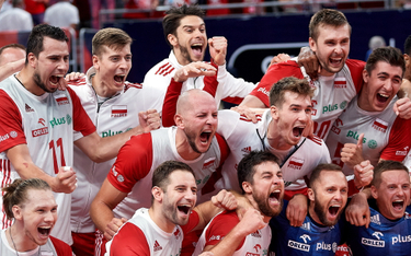 Radość polskich siatkarzy po wygranym ćwierćfinale z Rosją