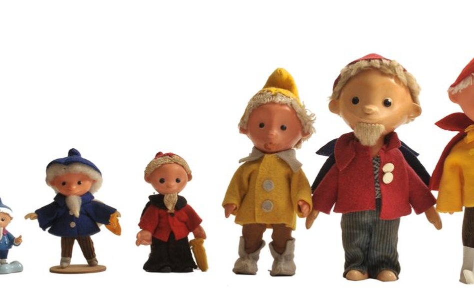 Lalki filmowe z serialu „Piaskowcy”.