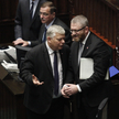 Marek Suski z PiS w rozmowie z Grzegorzem Braunem z Konfederacji