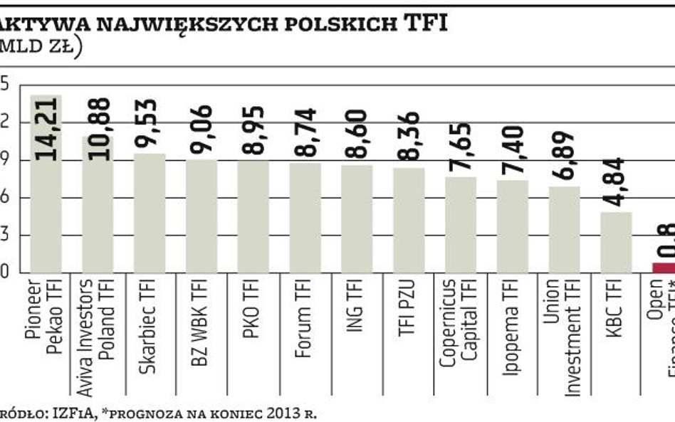 Open Finance TFI: miliard do końca 2013 r.