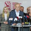 Przedstawiciele Zarządu Głównego ZNP na konferencji prasowej