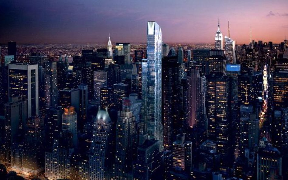 Ceny mieszkań rosną. Apartamenty w One57 (pośrodku) kosztują nawet po 90 mln dolarów.