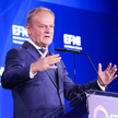 Premier Donald Tusk przemawia podczas otwarcia wiosennej edycji Europejskiego Forum Nowych Idei "Prz