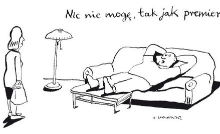 Komentarz rysunkowy. Nic nie mogę