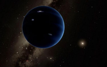 Artystyczna wizja Planety 9. Jeżeli istnieje, prawdopodobnie jest gazowym gigantem, jak Uran czy Nep