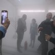 Poseł Konfederacji Grzegorz Braun  zgasił gaśnicą chanukiję w Sejmie w Warszawie