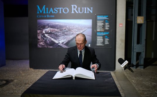 Andrzej Poczobut w Muzeum Powstania Warszawskiego