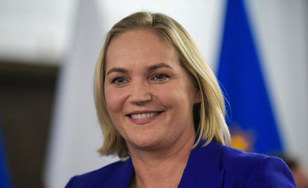 Posłanka PiS Dominika Chorosińska, fotografia z 26 października 2023 r.