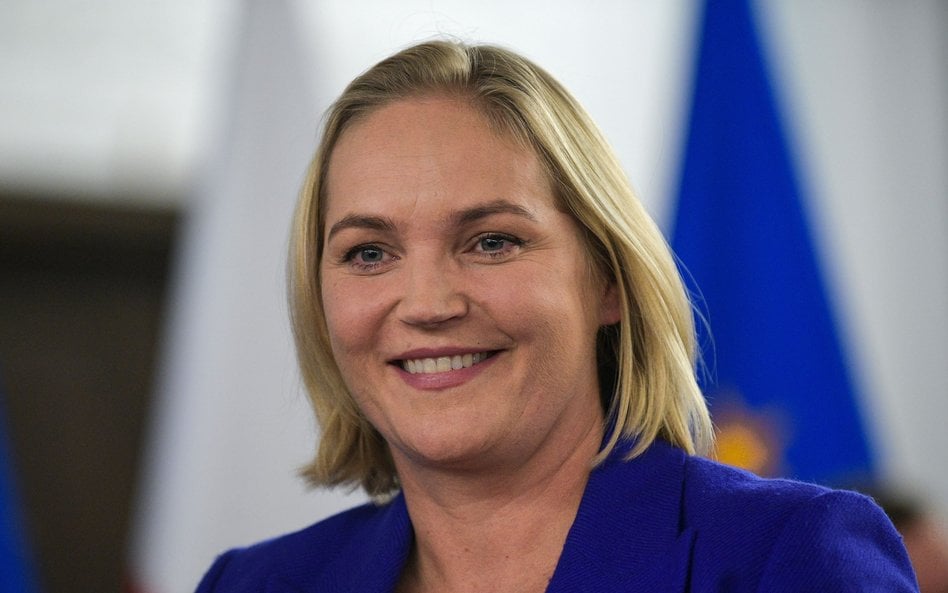 Posłanka PiS Dominika Chorosińska, fotografia z 26 października 2023 r.