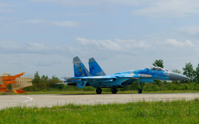 Myśliwce przechwytujące Su-27 to obecnie dysponujące największym potencjałem maszyny bojowe ukraińsk