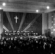 Obrady I Krajowego Zjazdu Delegatów Komisji Księży przy ZBoWiD, luty 1952. Ze świętych obrazów – Bol