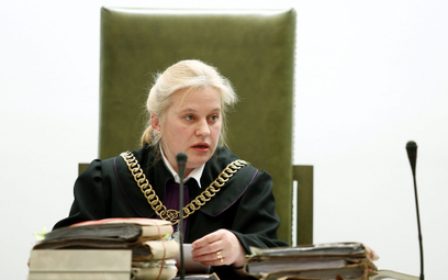 Sędzia Marzanna Piekarska-Drążek podczas jednej z rozpraw w 2013 r.