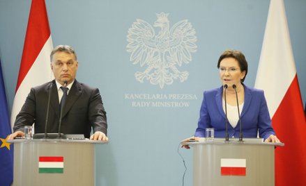 Viktor Orban w Warszawie
