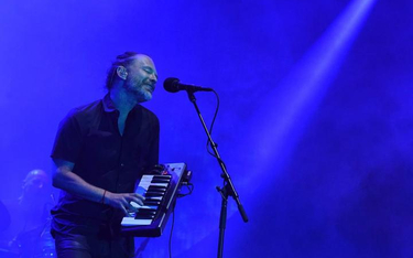 Lider Radiohead, Thom Yorke, podczas koncertu na Best Kept Secret Festival w Hilvarenbeek, w Holandi