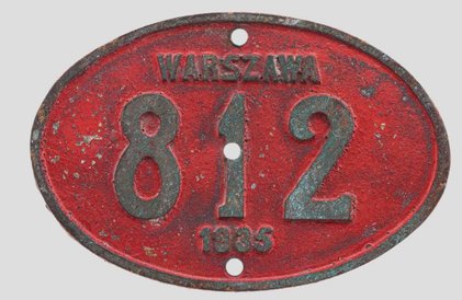 Identyfikator warszawskiego dorożkarza ma wycenę 1,2–1,8 tys. zł.