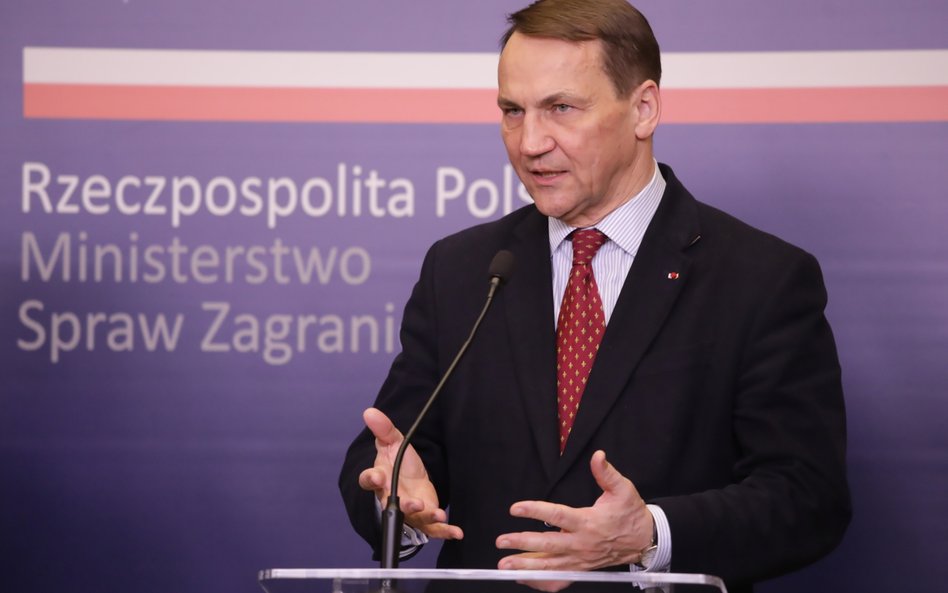 Minister spraw zagranicznych RP Radosław Sikorski