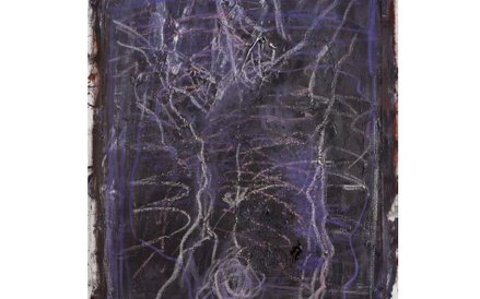 Jacek Sempoliński?, Zza grobu2007, olej, płótno, 100 x 81 cm