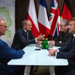 Donald Tusk w Kijowie. Razem z przywódcami Francji, Niemiec i Wielkiej Brytanii