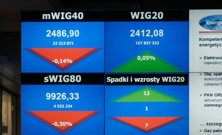 W grudniu średnie spółki robią więcej miejsca „maluchom”