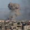 Skutki ataku izraelskiego na terytorium Strefy Gazy.