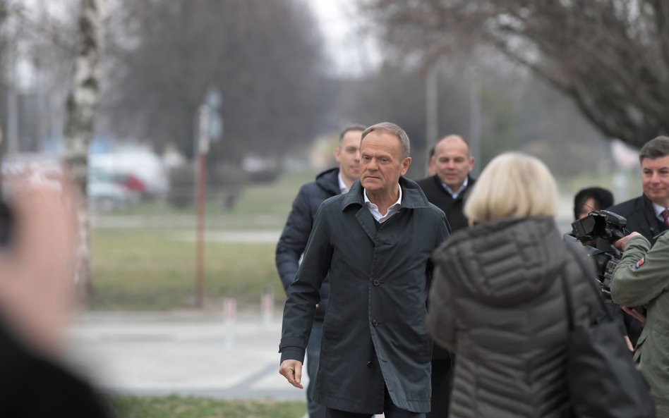 Donald Tusk w Zduńskiej Woli