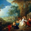 Jean-Baptiste Pater, „Zabawa pasterska”: pastelowa beztroska dla dam
