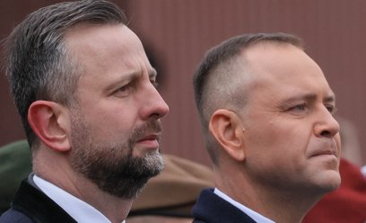 Wicepremier, minister obrony narodowej Władysław Kosiniak-Kamysz i prezydent RP Karol Nawrocki