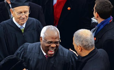 Clarence Thomas: zwykle milczący, ale z temperamentem