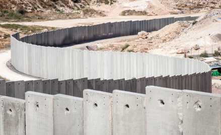 Mur oddzielający Izrael od Strefy Gazy