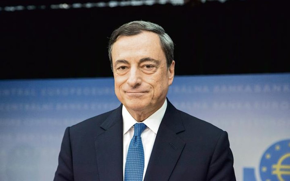 Prezes EBC Mario Draghi.