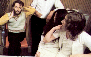 Beatlesi w studiu podczas pracy nad projektem „Get Back”, 1969 r.