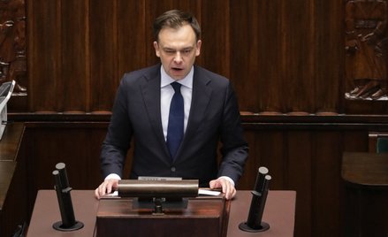Minister finansów i gospodarki Andrzej Domański
