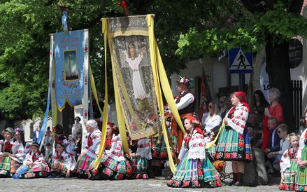 Msza święta z okazji uroczystości Bożego Ciała w Łowiczu