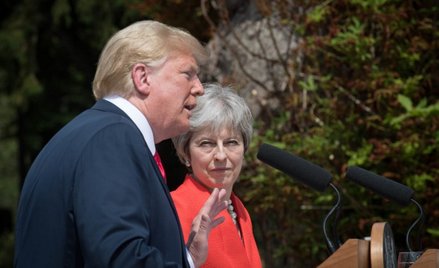 May: Trump radził mi, by pozwać Unię Europejską