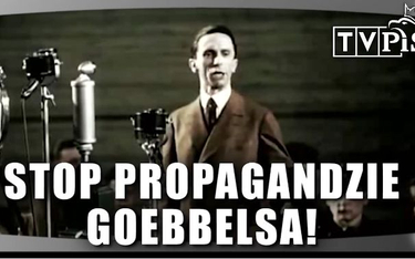 Goebbels w spocie PO "Nie płacę na TVPiS"